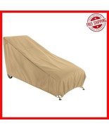 Terrazzo Water-Resistant 66&quot; Patio Chaise Lounge Cover - Ultimate Protec... - $878.39 MXN