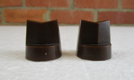 Vintage Plastic Knobs Pair For Radios or Record Players - £9.87 GBP