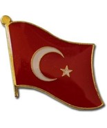 Moon Turkey Country Flag Bike Motorcycle Hat Cap Lapel Pin Best Material... - $72.63 MXN