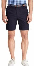 Mens Shorts Big &amp; Tall Chaps Blue Flat Front Basic Twill Casual $48 NEW-size 46 - £17.20 GBP