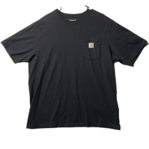 Carhartt Shirt Adult Large Loose Fit Logo Mens Workwear Heavyweight Pock... - $16.09