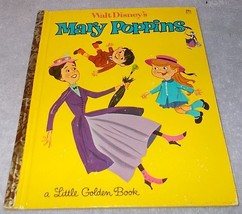 Little Golden Book Walt Disney Mary Poppins D113 Bedford 1964 A Print - £6.35 GBP