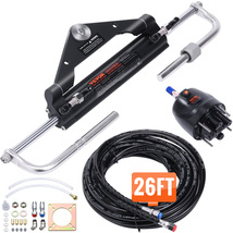 VEVOR Hydraulic Outboard Steering Kit, 150HP, with 26 Ft Hydraulic Steer... - $367.90