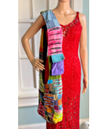 Large Patchwork Artistic Slouch Bag - €30,11 EUR