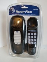 GE Memory Phone 29255GC2 Black Corded Lighted Keypad New In Package - $19.79