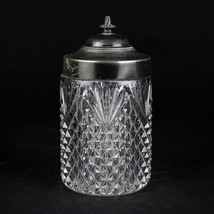 Fostoria Czarina Marmalade Jar, Pickle Castor w Lid Antique EAPG Pineapple &amp; Fan - £39.91 GBP