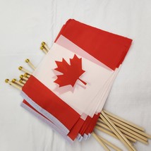 Canada Flags Maple Leaf Red White 10 Count - £7.76 GBP