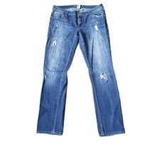 Arizona Jeans Junior Size 11 Destressed Favorite Skinny Destressed Low Rise - £11.94 GBP