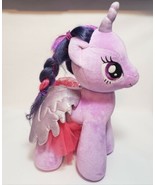 My Little Pony Build A Bear 16&quot; Princess Twilight Sparkle Purple Unicorn... - £9.97 GBP