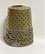 Vintage Clover brass thimble pencil sharpener No Blade - $9.85 CAD