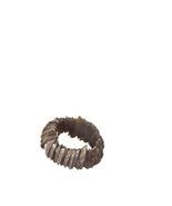 Handmade Oxidized Metal Ring Spiral Design Boho Statement Jewelry - $519.20 MXN