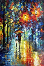 24x36 inches Romantic night  stretched Oil Painting Canvas Art Wall Decor mod105 - £89.74 GBP