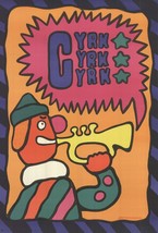 JAN MTODOZENIEC Cyrk Clown with Trumpet - £194.69 GBP