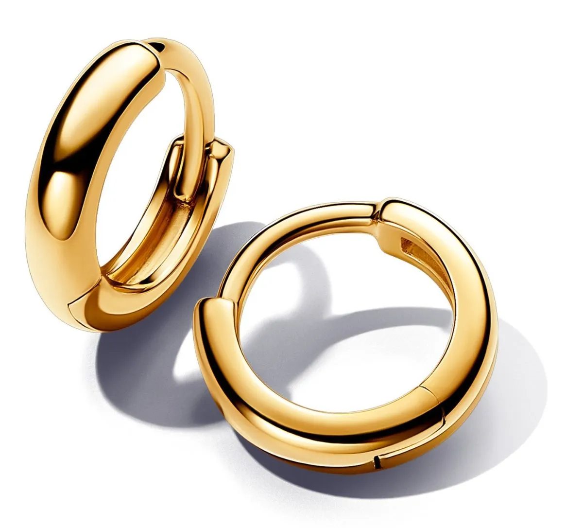 Essence 14k Gold-plated hoop earrings 263286C00