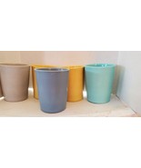 Tupperware 6 oz. Kids&#39; Juice Cups Tumblers #1251-Qty 5-Golden, Grey, Blu... - $20.55 CAD