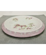 Ceramic Teapot Trivet, Hand Painted Flowers, Slip-Trail Relief, Vintage,... - $20.02 CAD