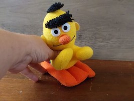 Vintage Sesame Street Bert on Raft Plush Stuffed Toy 9'' - £27.82 GBP