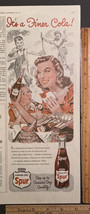Vintage Print Ad Canada Dry Spur Cola Picnic Mom Kids Baseball 1940s Eph... - $12.73