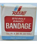 Rexall Sterile Gauze Bandage vintage advertising product - $162.17 MXN
