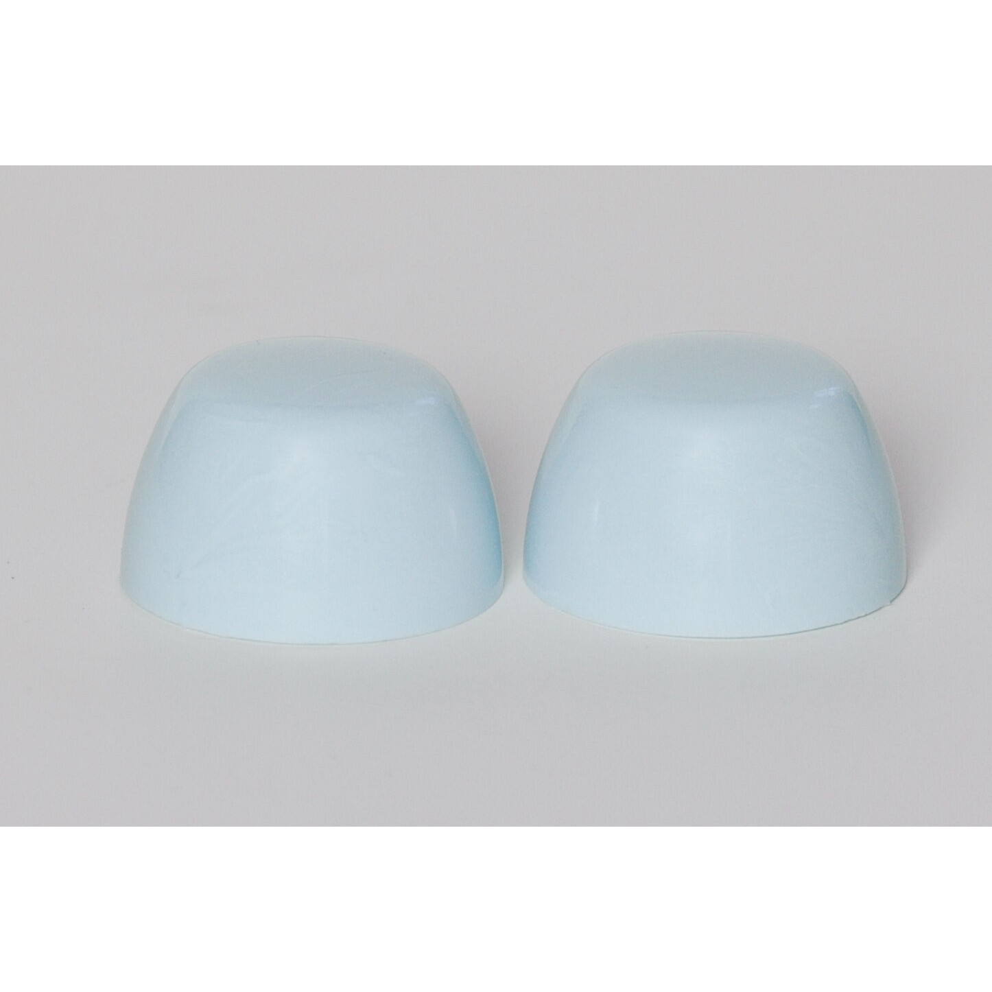 Crane Color Replacement Plastic Toilet Bolt Caps - Set of 2 - Powder Blue - £11.87 GBP