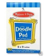 MELISSA &amp; DOUG DOODLE PAPER PAD 50 SHEETS 4107 - £1.94 GBP