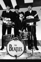 The Beatles classic pose early 1960&#39;s with drums &amp; guitars 24x36 inch Poster - £23.22 GBP