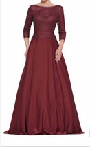 Long Sleeves Chiffon Gown - £176.99 GBP