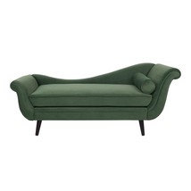 Christopher Knight Home Calvert Chaise Lounge Wood Sage Green + Dark Brown - $482.39