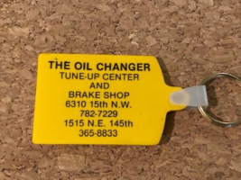 Vintage Pennzoil Keychain The Oil Changer Break Shop Seattle WA - £9.20 GBP