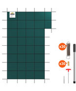 VEVOR Inground Pool Safety Cover for 20 ft x 40 ft Rectangular Cover, Ri... - $464.99