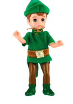 Madame Alexander Peter Pan Doll Robin Hood Mini Move Arms Legs Head Eyes 5in Vtg - £20.29 GBP