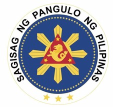 Seal of the President of the Philippines Sticker / Decal M451 - $1.45+