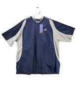 NWT Mizuno Teamwear Protect Men&#39;s XL Navy Batting Jersey Wind Water Gear... - $44.81 CAD