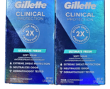 2 Gillette Clinical Protection Ultimate Fresh Soft Solid Antiperspirant - £26.61 GBP