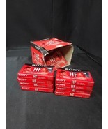 Sony HF High Fidelity Lot of 8 NEW SEALED Cassette Tapes 90 Min Normal Bias - $368.69 MXN