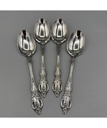 ONEIDA DELUXE *MONTE CARLO* STAINLESS FLATWARE FOUR OVAL SOUP SPOONS 6 7/8&quot; - $362.53 MXN