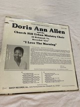 Doris Ann Allen I Love The Morning Savoy Lp Vg+ Gospel Soul Funk - £7.90 GBP