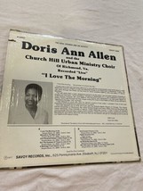 Doris Ann Allen I Love The Morning Savoy Lp Vg+ Gospel Soul Funk - $8.99