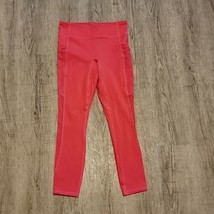 Fabletics Motion365 Athletic Legging Pants ~ Sz S ~ Pink ~ 24.5&quot; Inseam - £17.75 GBP