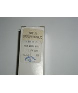Grobet Felt Wheel Buffs Dental Lab 1 Inch X 1/8 Inch Soft Box Of 20 Count - $12.99