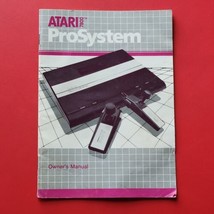 Atari 7800 ProSystem Video Game System Owner&#39;s Manual - $14.00