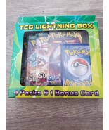 Pokemon Tcg Lightning Box 4 Booster Packs (10 Cards Per Pack) &amp; 1 Bonus ... - $124.53 CAD
