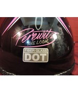 David Perewitz The Look Fiber Glass Women&#39;s Motorcycle Helmet Sz. S wc 1... - £26.08 GBP
