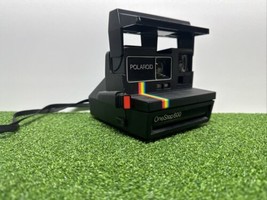 Polaroid Camera Spirit One Step 600 Land Black Instant Rainbow Stripe PLEAS READ - £15.25 GBP
