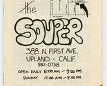The Souper Menu N First Ave Upland California 1970&#39;s Mielke Family - $27.72