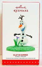 Disney Frozen Snowman Olaf in Summer 2015 Hallmark Keepsake Christmas Ornament - £10.36 GBP