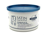 Satin Smooth Titanium Blue Thin Film Hard Wax For Thick &amp; Stubborn Hair ... - $22.72