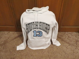 Men&#39;s Komfit South Sider #13 Pullover Hoodie w/ Pockets Size Large White - $19.75