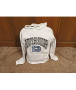 Men&#39;s Komfit South Sider #13 Pullover Hoodie w/ Pockets Size Large White - $27.06 CAD