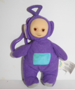 Teletubbies Tinky Winky Purple Plush Clip Soft Toy 5&quot; Finger Puppet Bean... - €8,54 EUR